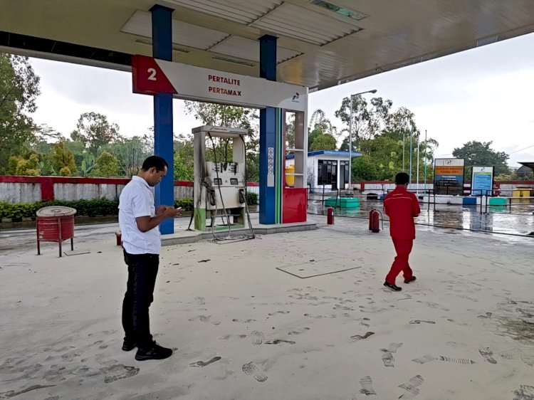 SPBU di Kabupaten Manggarai-NTT Disambar Petir, Pasokan BBM Dihentikan Sementara