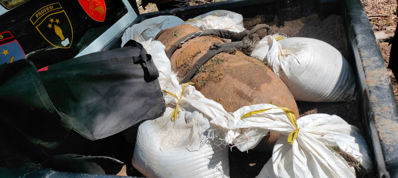 Handak Temuan Warga di Kabupaten TTU Dimusnahkan