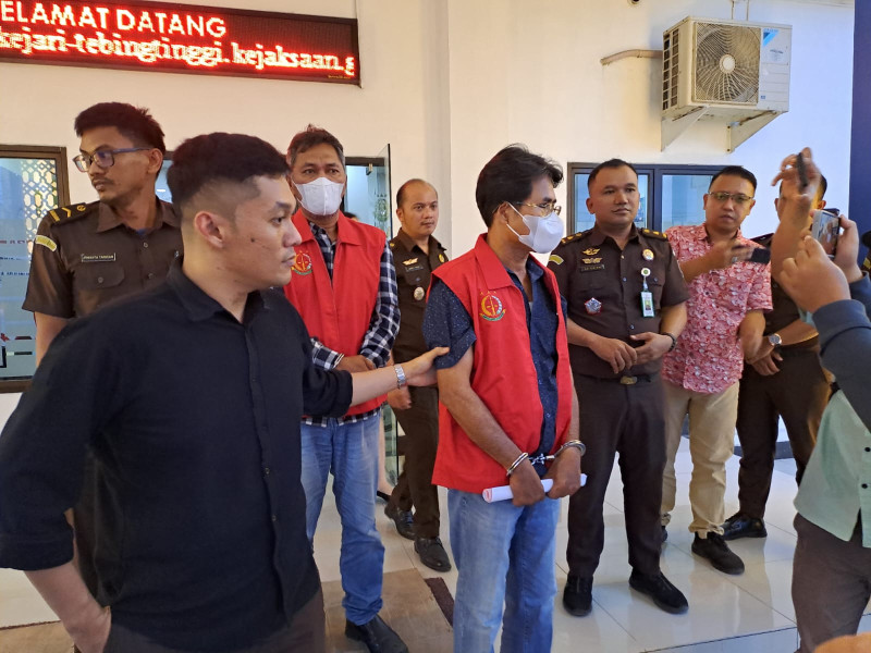 Buat Dokumen Abal-Abal, Mantan Kepala BPBD dan Kabid di Tebingtinggi Ditahan Kejari: Kerugian Negara Rp116 Juta