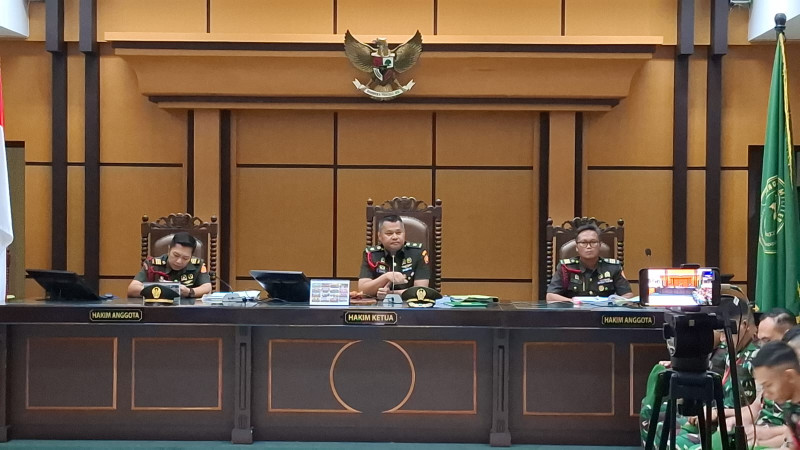 Lebih Rendah Dari Tuntutan Oditur Militer, Dankipan A Yon TP 834/WM Nagekeo Divonis 8 Tahun Penjara