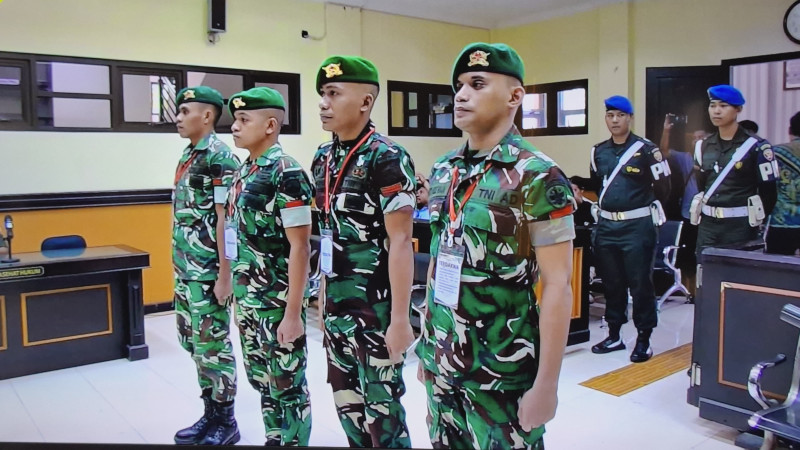 Lagi, Sidang Tuntutan Komandan Kompi dan Empat Senior Prada Lucky Ditunda