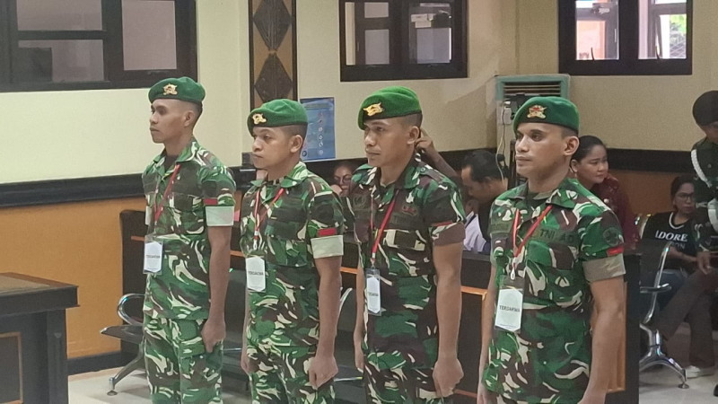 Empat Prajurit Penganiaya Prada Lucky Namo Dituntut Enam Tahun Penjara dan Dipecat