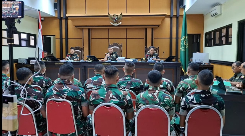 Hari Ini Sidang Tuntutan Bagi 17 dari 22 Terdakwa Kasus Kematian Prada Lucky Namo