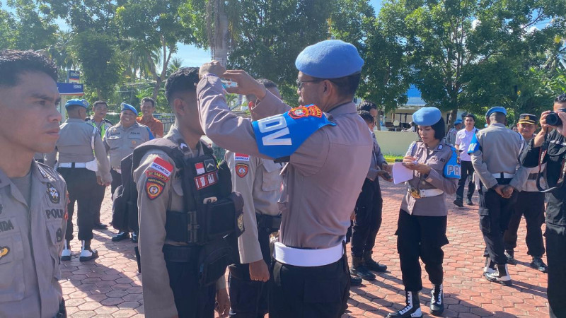 Awasi Anggota Polres Kupang, Propam Polda NTT Tindak Langsung Anggota Yang Lakukan Pelanggaran