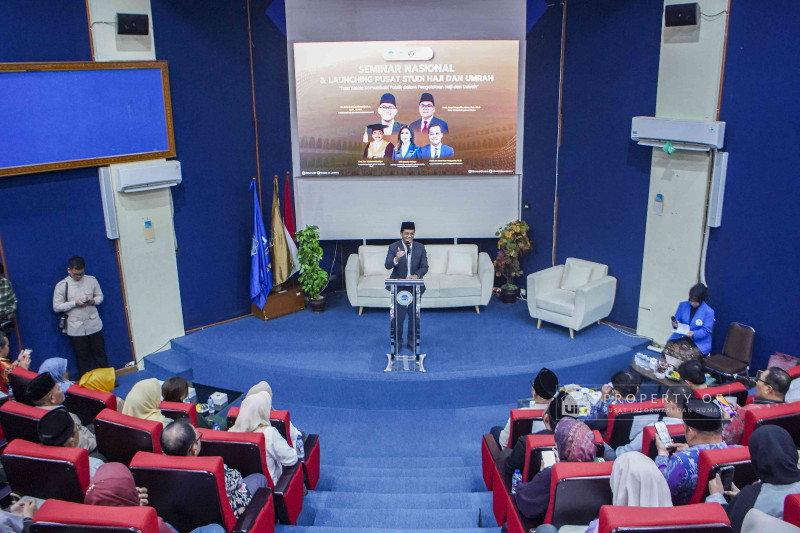 UIN Syarif Hidayatullah Launching Pusat Studi Haji dan Umrah. Wamenhaj Dahnil: Pentingnya Pengembangan Literasi Perhajian