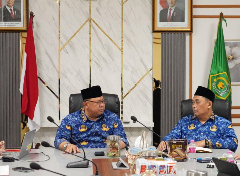 Kakanwil Kemenag Jateng dan Kakanwil Kemenhaj Jateng Gelar Rakor Bersama, Sinergi Kuatkan Transisi