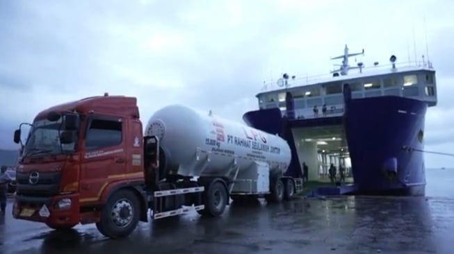 Pertamina Kirim 360 Ton Elpiji ke 10 Kabupaten/Kota Aceh Lewat Jalur Laut Pascabencana