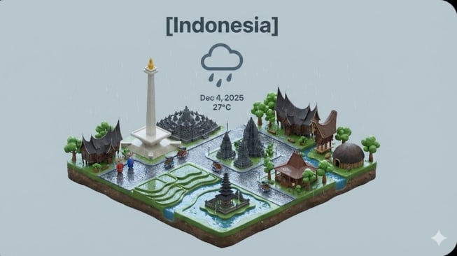 3 Prompt Gemini AI untuk Membuat Kartu Prakiraan Cuaca 3D yang Lagi Viral