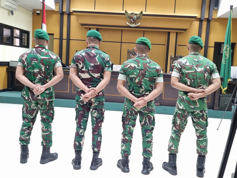 Empat Terdakwa Penganiaya Prada Lucky Namo Dihukum Lebih Berat dari Tuntutan Oditur Militer