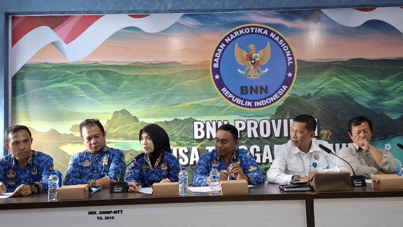 Tangani Enam Kasus Narkoba, BNN Provinsi NTT Sita Puluhan Gram Ganja dan Shabu