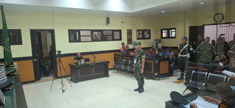 Dituntut 12 Tahun Penjara dan Pemecatan, Lettu Ahmad Faisal Juga Diwajibkan Bayar Restitusi Rp 561 Juta