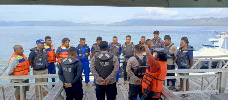 Arus Deras Dan Gelombang Tinggi, Pencarian WNA Spanyol oleh Polairud dengan Metode Snorkeling Dihentikan