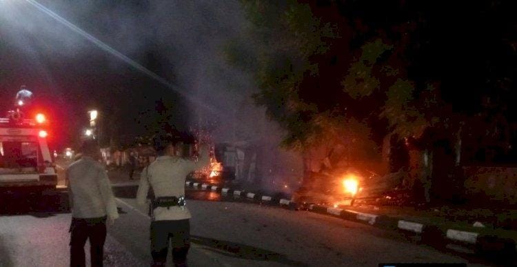 Kebakaran di Sikka Hanguskan Sejumlah Tempat Usaha Milik Warga