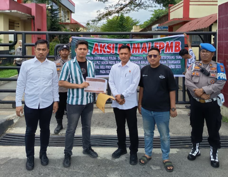 Diduga Terlibat Jual Beli Proyek, FPMB Minta Krimsus Polda Sumut Periksa Plt Sekdako Binjai