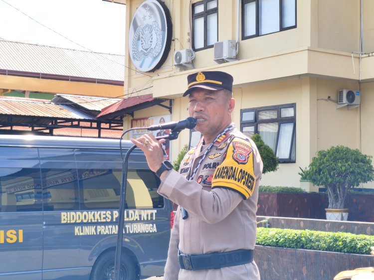 Ratusan Personel Jaga Keamanan Natal dan Tahun Baru di Kota Kupang