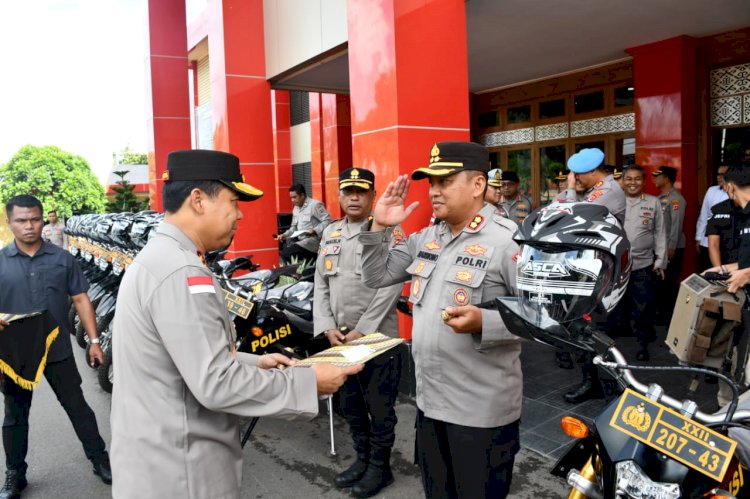 Kapolda NTT Perkuat Layanan hingga Pelosok dengan 20 Motor Bhabinkamtibmas