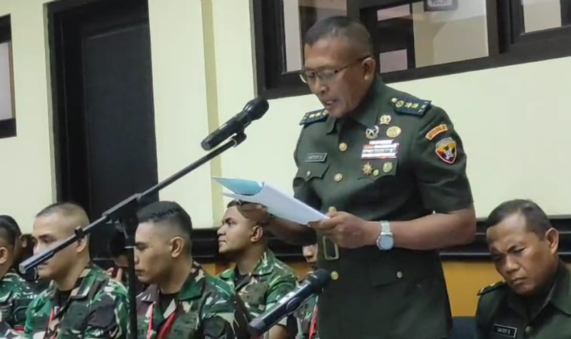 Terdakwa Kematian Prada Lucky Namo Anggap Tuntutan Oditur Militer Cenderung Dipengaruhi Opini Publik