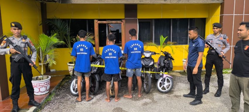 Tiga Pelaku Curanmor di Sumba Barat Dibekuk Polisi