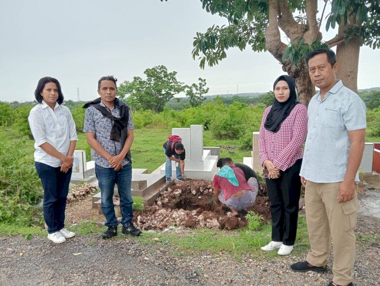 Jazad Bayi yang Ditemukan di Lahan Kosong Dimakamkan