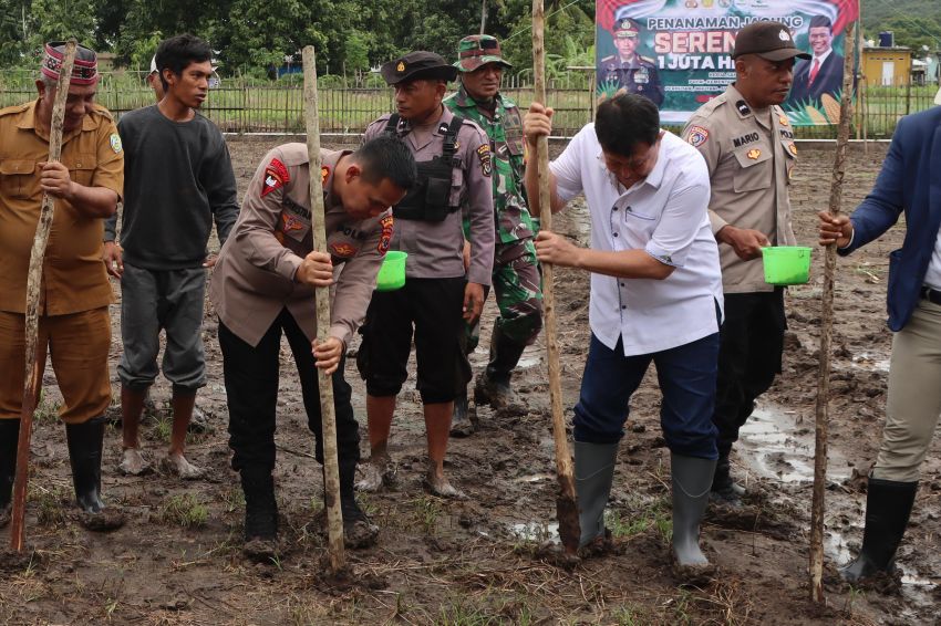 Polres Manggarai Barat Siapkan 328 Hektar Lahan Untuk Dukung Program Asta Cita