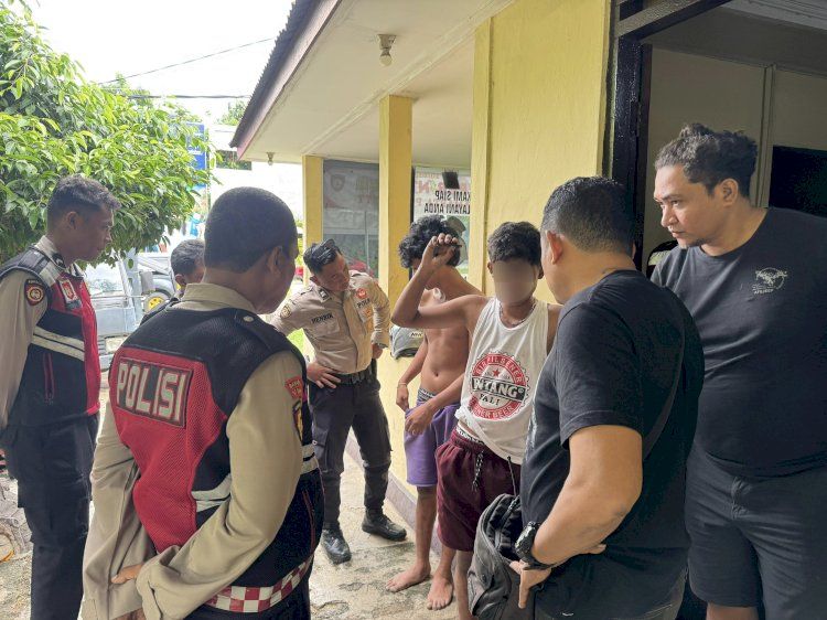 Warga Videokan Aksi Pemuda Mabuk dan Ganggu Keamanan, Polisi Amankan Dua Pemuda Mabuk Miras