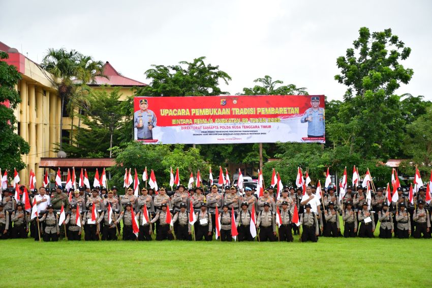 139 Bintara Remaja Angkatan 52 Ikut  Tradisi Pembaretan