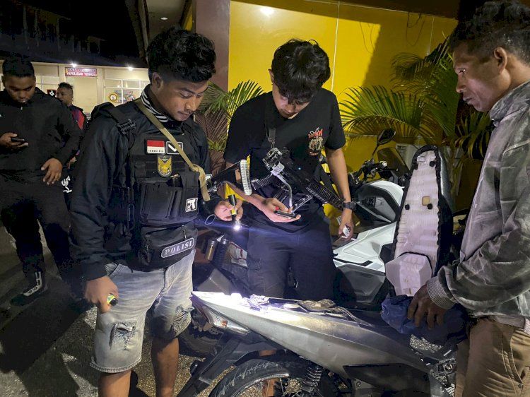 Polres Sumba Barat Amankan Satu Sepeda Motor Diduga Hasil Curian