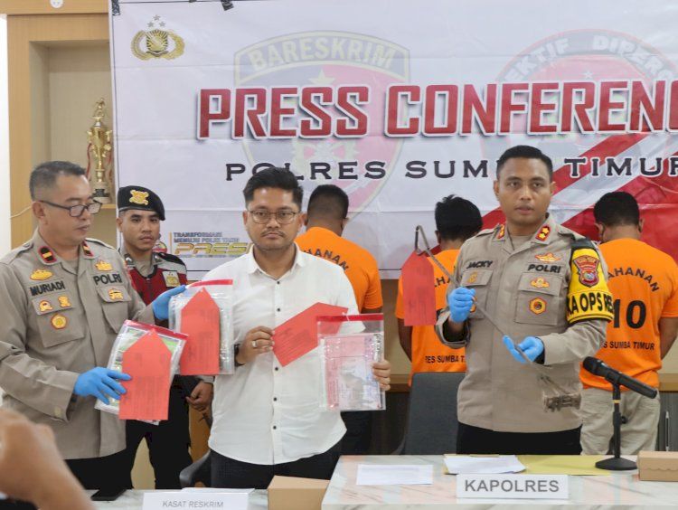 Tiga Pencuri Kuda di Sumba Timur Dibekuk Polisi