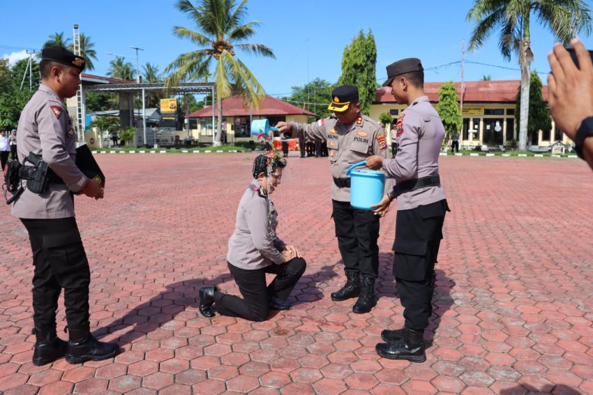 Jelang Purna Tugas, Wakapolres Kupang Naik Pangkat