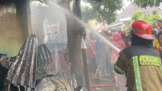 6 Rumah di Medan Perjuangan Hangus Terbakar