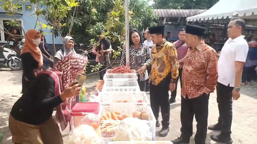 Walikota Tebingtinggi dan Forkopimda Tinjau Gerakan Pangan Murah, Imbau Warga Tidak Menimbun Bahan Pokok