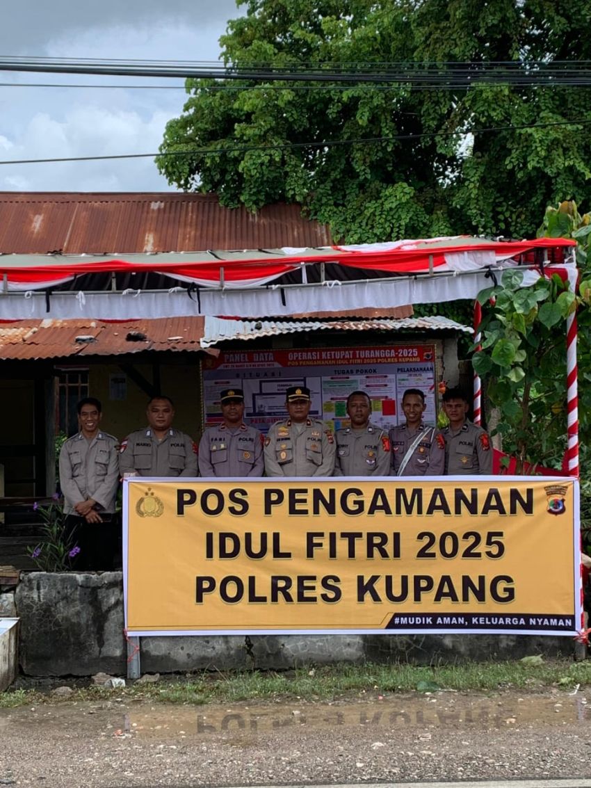 Tiga Pos Disiapkan Polres Kupang untuk Pengamanan Hari Raya Idul Fitri