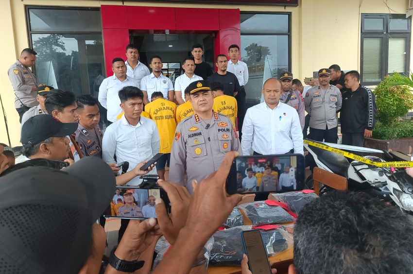 Tangkap Empat Pelaku Pembunuhan, Kapolresta Kupang Kota Beberkan Peran Para Tersangka