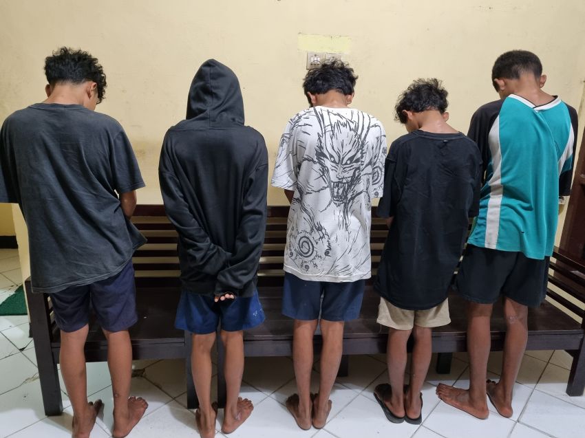 Lima Remaja Pelaku Pencurian Dikenakan Wajib Lapor