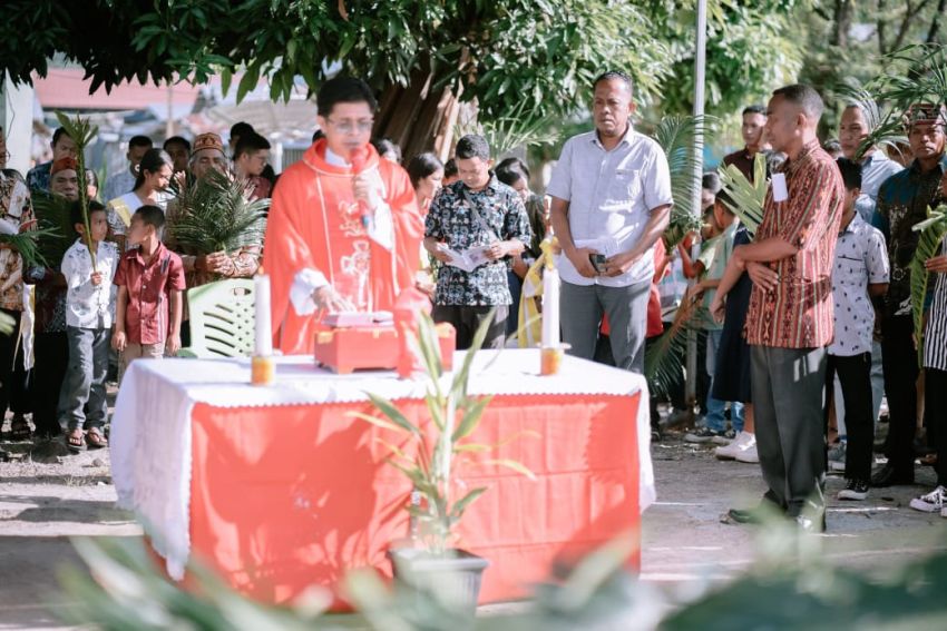 Masuk Pekan Suci, Polisi Amankan Perayaan Minggu Palma di Lembor-Manggarai Barat