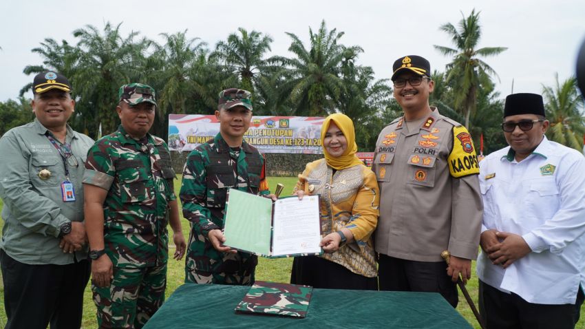 Pemkab Langkat Apresiasi TMMD ke-123: Wujud Sinergitas TNI Membangun Desa