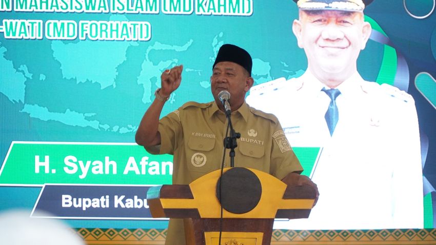 Bupati Langkat Syah Afandin Ajak KAHMI Bersinergi Bangun Langkat