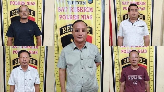 Bikin Onar, Anggota Ormas di Nias Sweeping Hotel Binaka II Gunungsitoli, 5 Ditangkap
