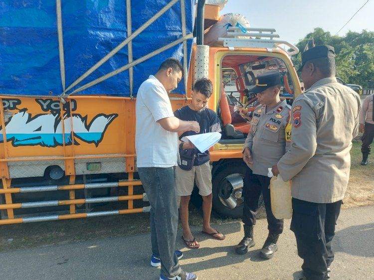 Sajam dan Miras Terjaring Saat Polisi di Rote Tengah Gelar Operasi Pekat