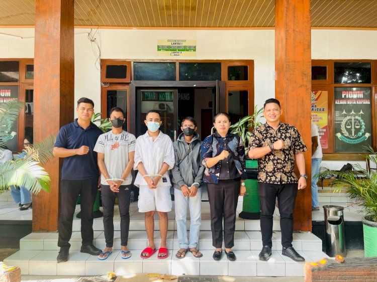 Jadi Tahanan Jaksa, Tiga Tersangka Kasus Pencabulan Sesama Jenis Ditahan di Rutan Kupang