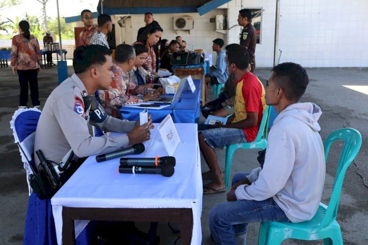 Satlantas Polres Kupang-PN Oelamasi gandeng Kejaksaan dan BRI Luncurkan Pelayanan Sidang Keliling