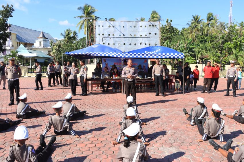 Lomba Polisi Cilik Semarakkan Hari Bhayangkara ke-79