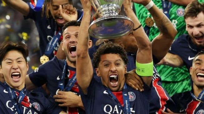 Lima Gol Tak Berbalas, PSG Hancurkan Inter Milan, Raih Trofi Liga Champions Pertama
