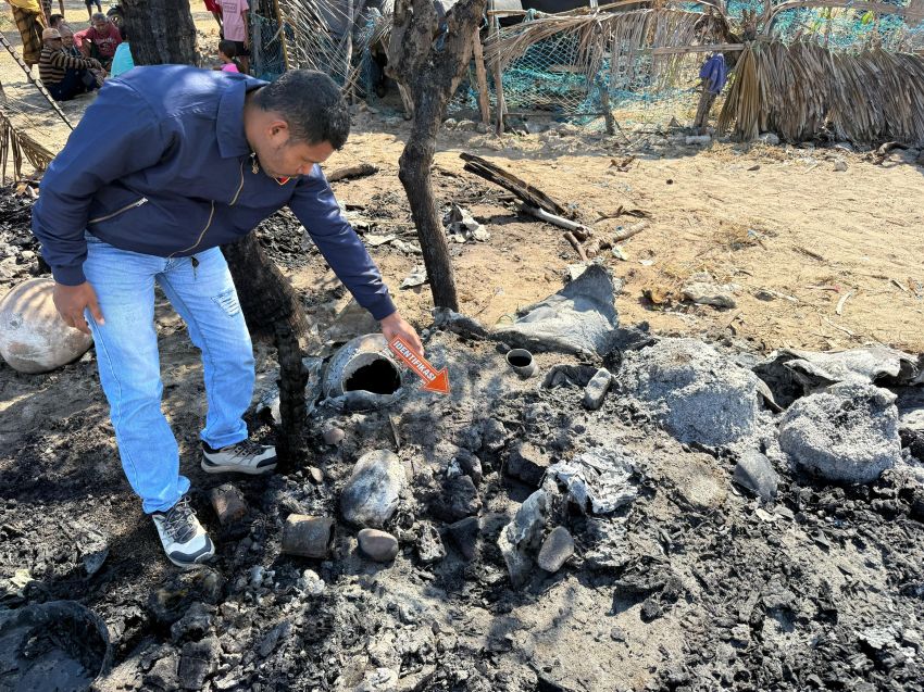 Polisi Selidiki Penyebab Kebakaran Pondok Tampung Rumput Laut di Sabu Raijua