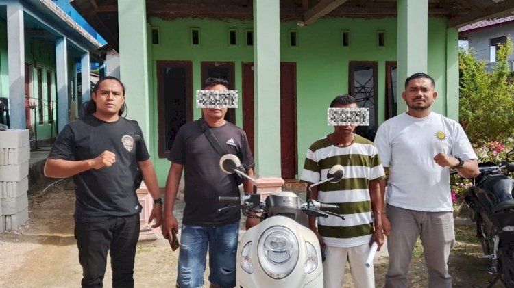 Kurang Dari 24 Jam, Polres Rote Ndao Bekuk Pelaku Curanmor