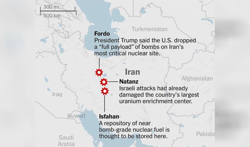 Amerika Ikut Campur Perang Iran-Israel, Trump Klaim Pesawatnya Bom 3 Situs Nuklir Iran
