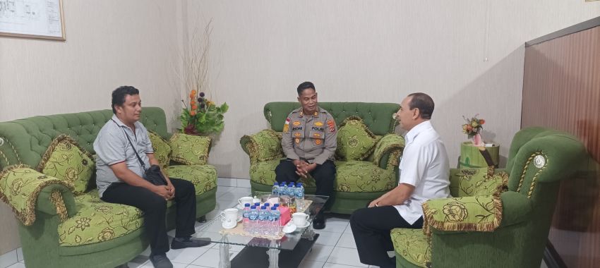 Kapolsek Kota Lama Jalin Silaturahmi Dengan Kepala Lapas Kelas IIA Kupang