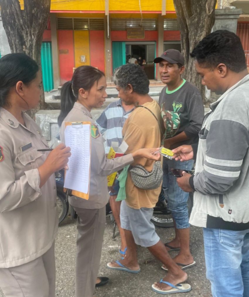 Pengemudi Ojek Daring Dapat Pengobatan Gratis dari Polda NTT