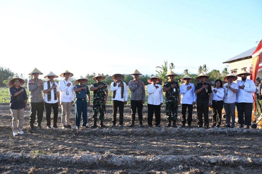 Dukung Swasembada Pangan, Polda NTT Dan Polres Jajaran Tanam Jagung Pada Puluhan Hektar Lahan