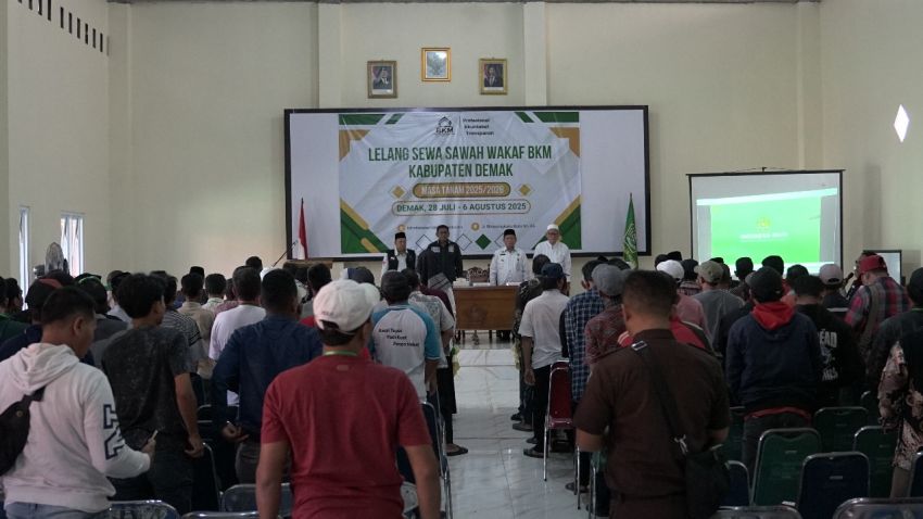 Lelang Sawah Wakaf BKM Demak 2025 Resmi Dibuka, Kemenag Gandeng Kejari Demak Wujudkan Lelang Yang Profesional dan Transparan